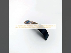 1.5 ίντσες Εύκαμπτη AMOLED μονάδα 120*240 Ανάλυση 24 ακίδων SPI/MIPI διασύνδεση 350c/d οδηγός IC RM69310