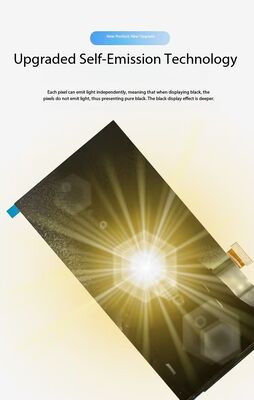 6.01 Inch AMOLED Display Module with 500nit Brightness and 1080 x 2160 Resolution