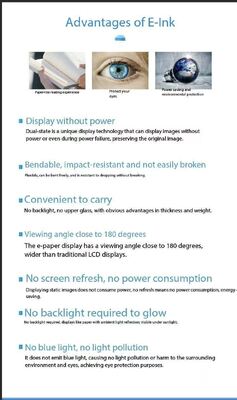 1.54 inch E-paper Display with 152x152 Resolution and 180° View Angle for Clear Visibility