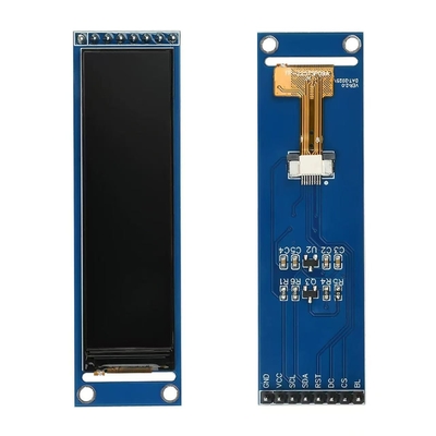 2.25 ιντσών TFT μονάδα οθόνης με PCB 76 * 284 κουκίδες 12:00 o'clock 4wire SPI διεπαφή 300nits