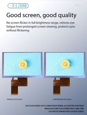 5.0 Inch TFT Display 800X(RGB)*480 Resolution RGB 24BIT Interface Driving IC ST7262 Lightness 650 18CHIP-WHITE LED ALL view angle