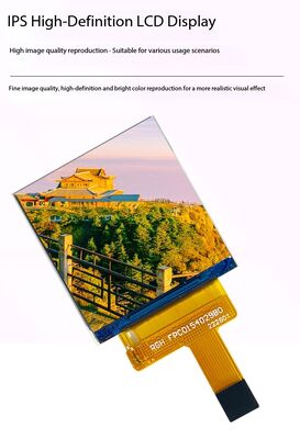 Οθόνη IPS TFT 1,54 ιντσών με ανάλυση 240x240, διεπαφή RGB και φωτεινότητα 500nit