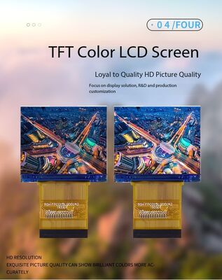 1.5 ίντσες IPS TFT LCD οθόνη με 320 ((RGB) x240 ανάλυση και 400nits φωτεινότητα έξυπνη ψηφιακή οθόνη
