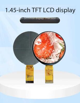 1.8 Inch Round TFT Display with 360(RGB)x360 Resolution and SPI 4L/MIPI/QSPI Interface Circular TFT LCD Screen